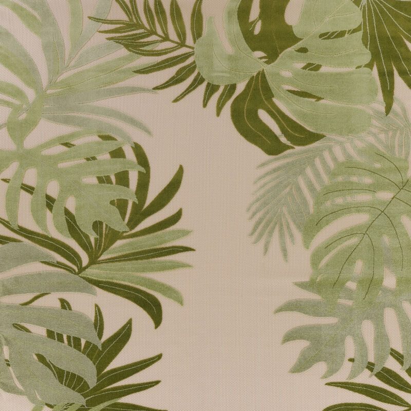 HomeRoots 8' X 11' Ivory And Green Palm Leaf Indoor Outdoor Area Rug image number 4