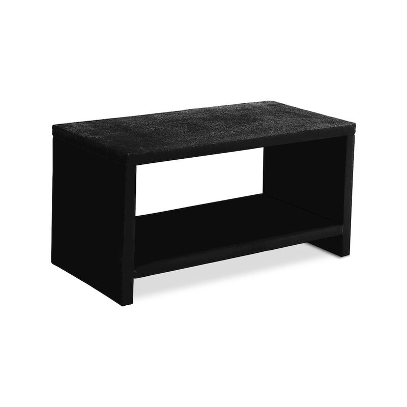 Meridian Furniture Cleo Black Velvet Night Stand