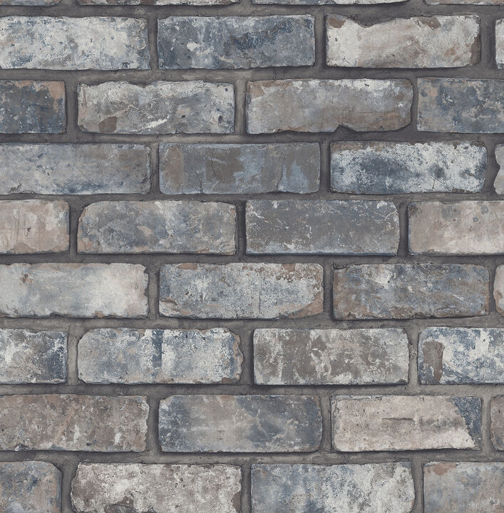 Darren Grey Loft Brick Wallpaper