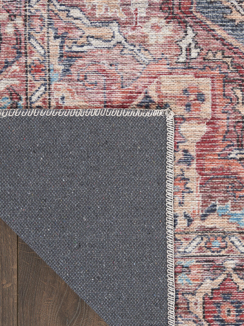 Machine Washable Series 1 SR101 Multicolor 4' x 6' Rug