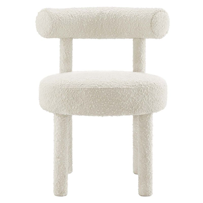 Toulouse Boucle Fabric Dining Chair Set of 2 image number 6
