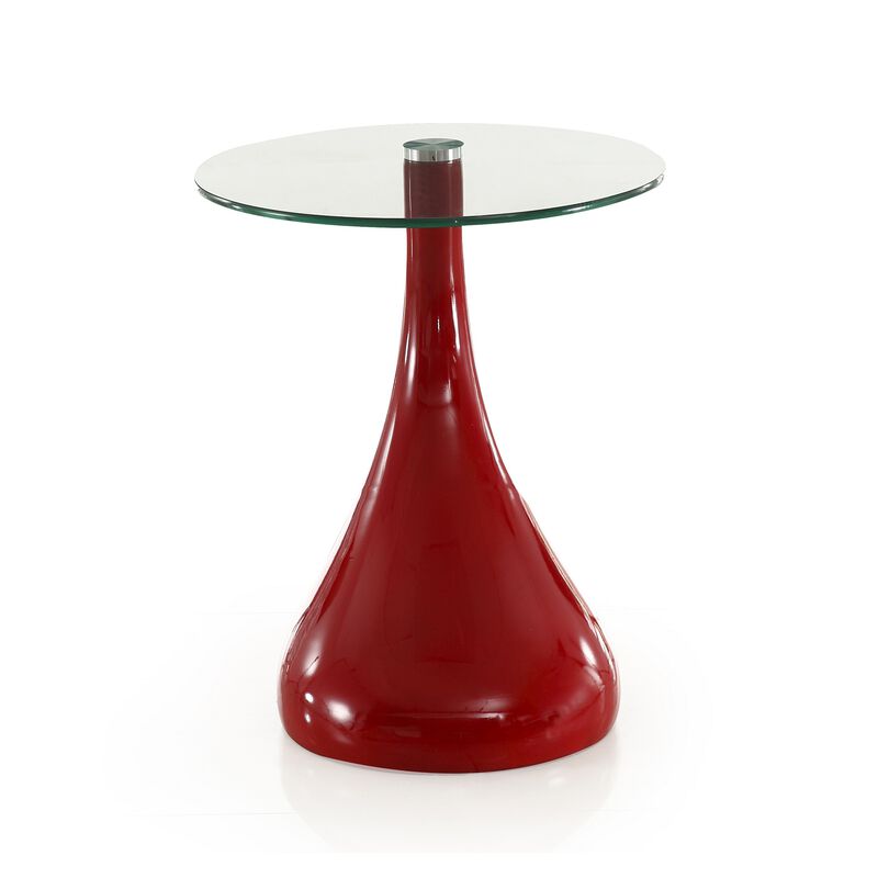Lava Red Accent Table