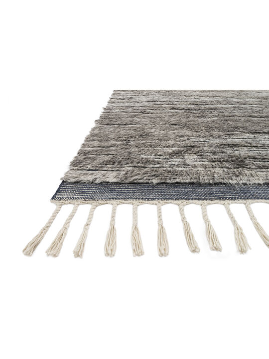 Khalid KF04 Pewter/Ink 5'6" x 8'6" Rug