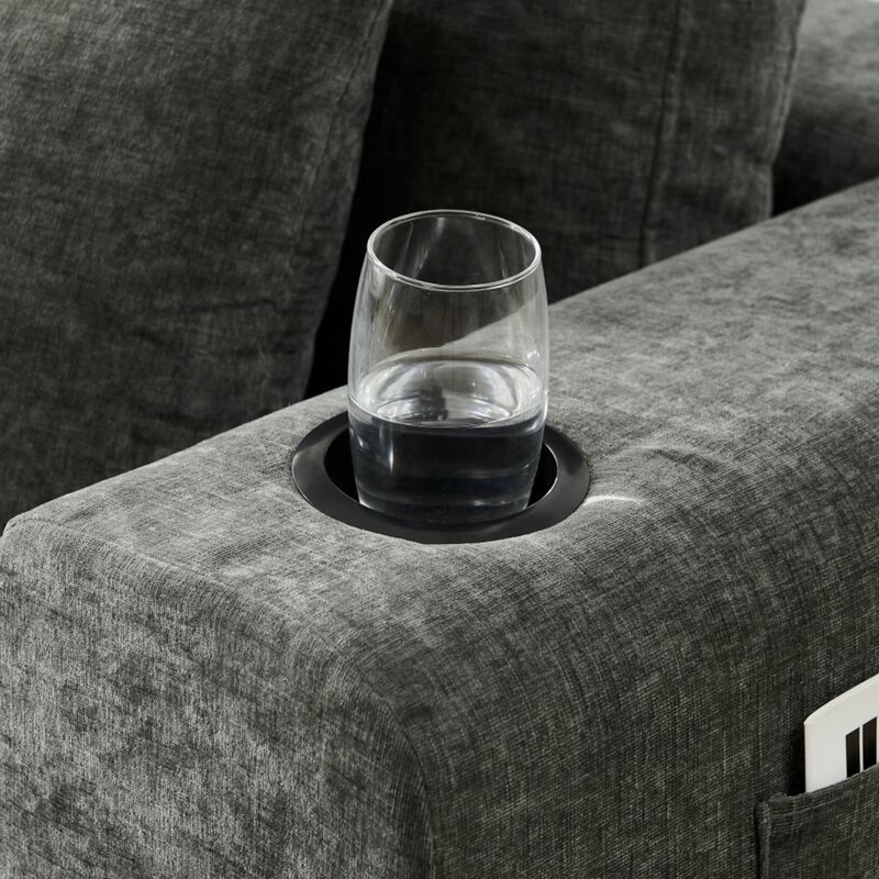 Jigipt L-Shaped Sectional Sofa image number 6