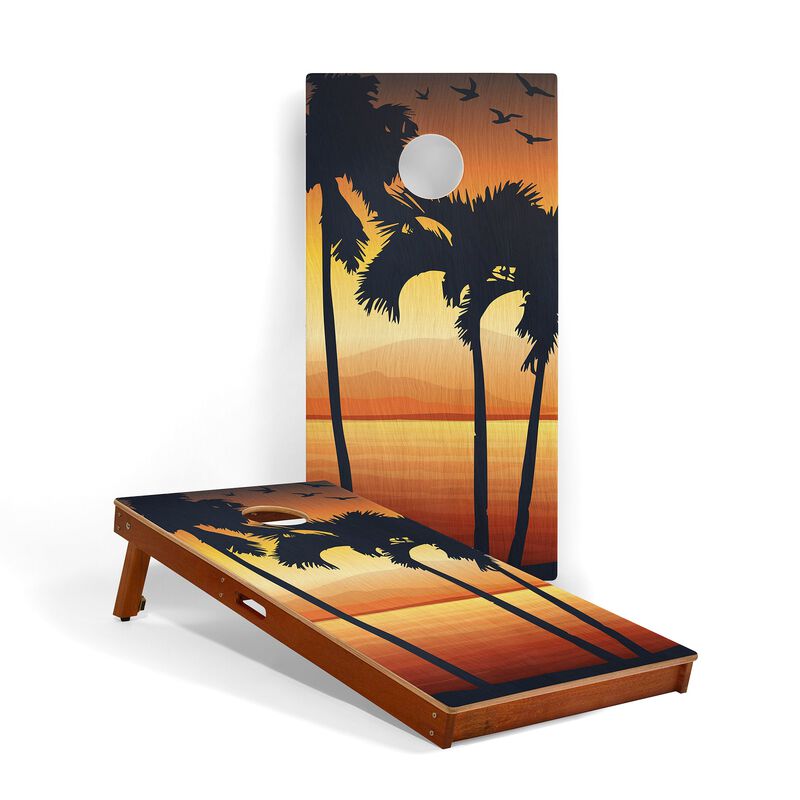 2ft x 4ft Graphic Wood Classic Cornhole Set | National Parks Inspired Collection image number 0
