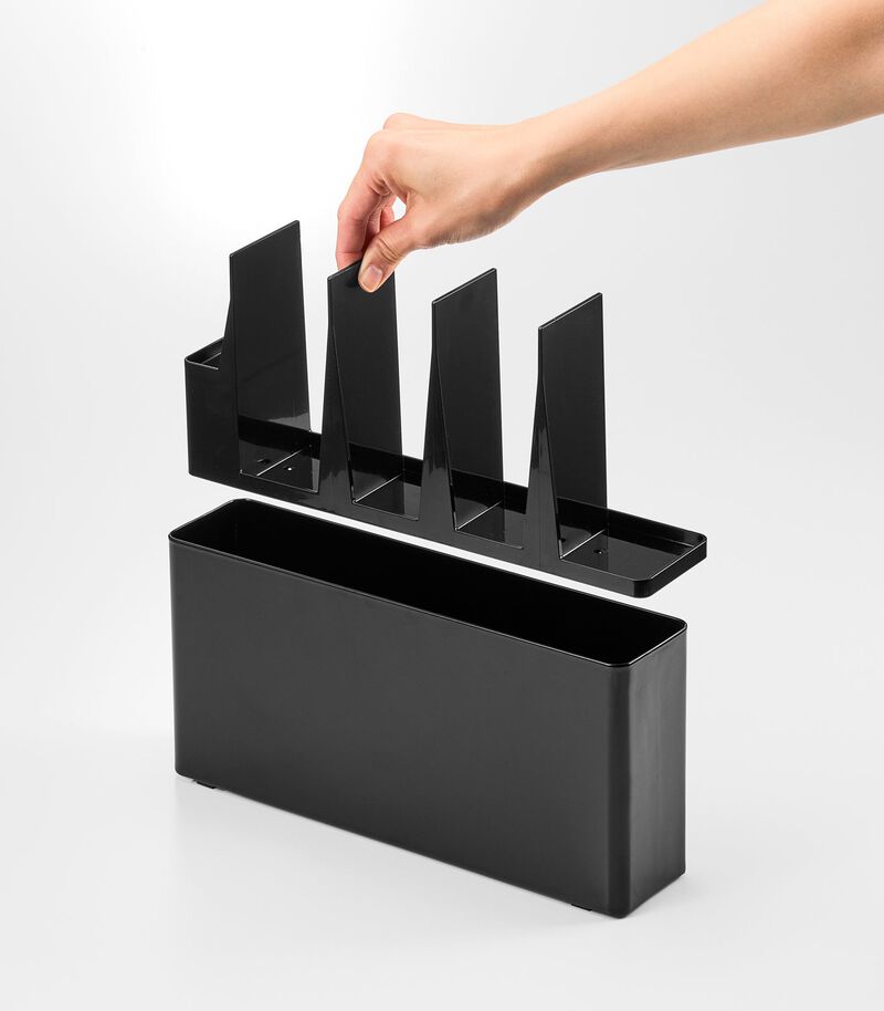 Utensil & Thin Cutting Board Holder - Steel image number 5