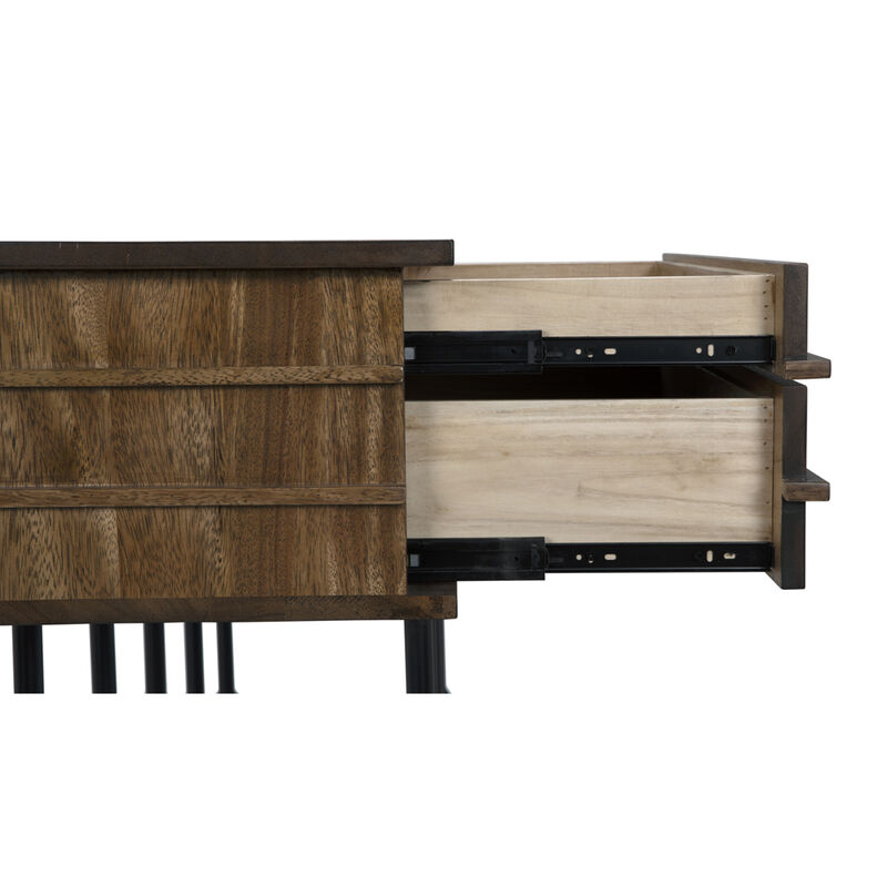 Oliver Console, Dark Walnut