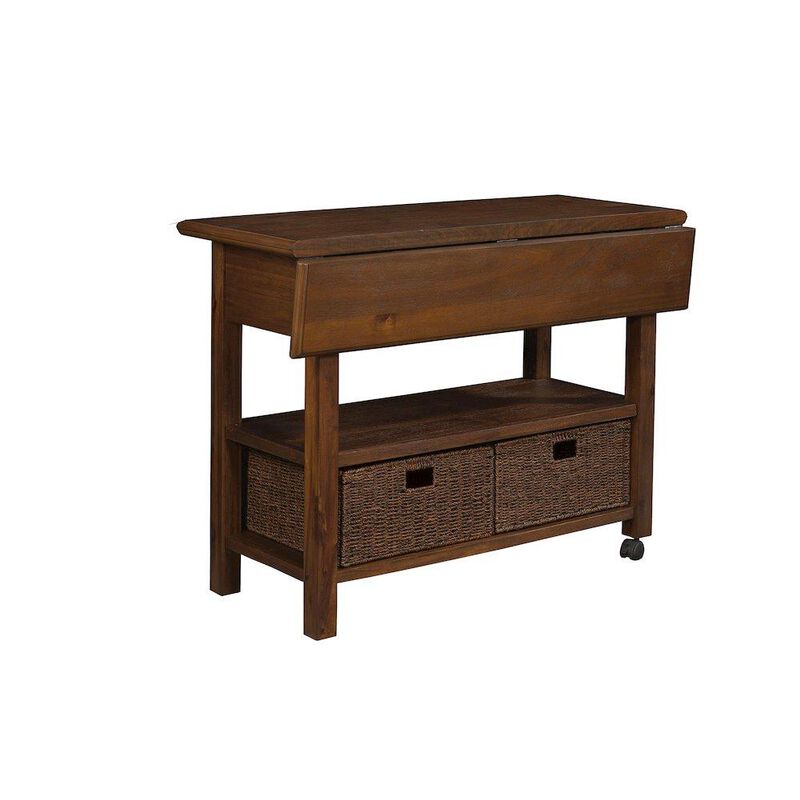 Caldwell Kitchen Cart, Antique Cappuccino
