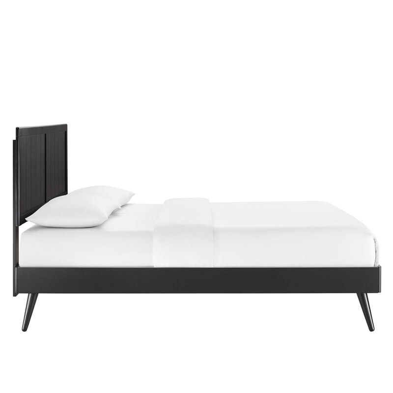 Modway - Alana Full Wood Platform Bed With Splayed Legs image number 4