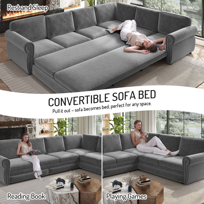 Daker Oversize L-Shaped Sofa image number 7