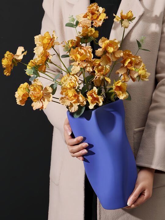 Wave Ceramic Vase,  Table Setting Centerpiece