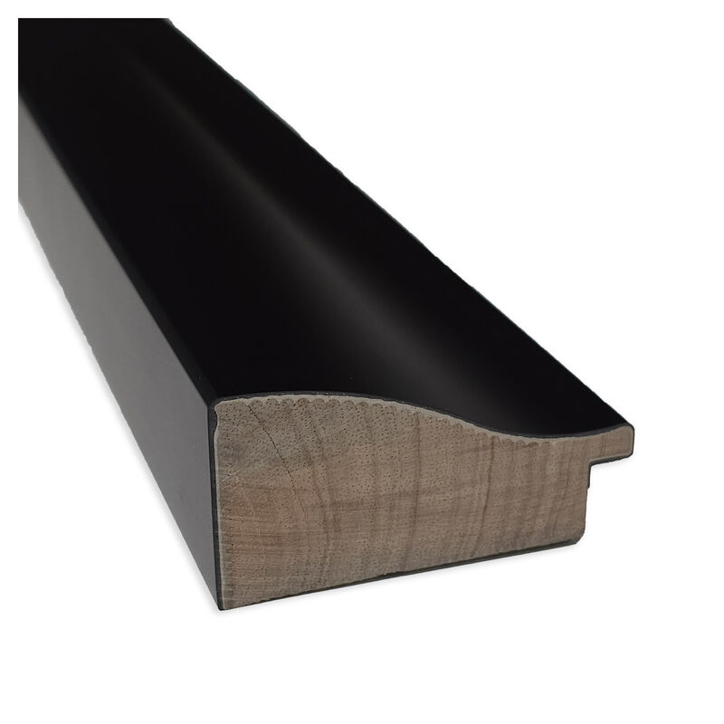 Oliver Beveled Wood Framed Wall Mirror image number 2