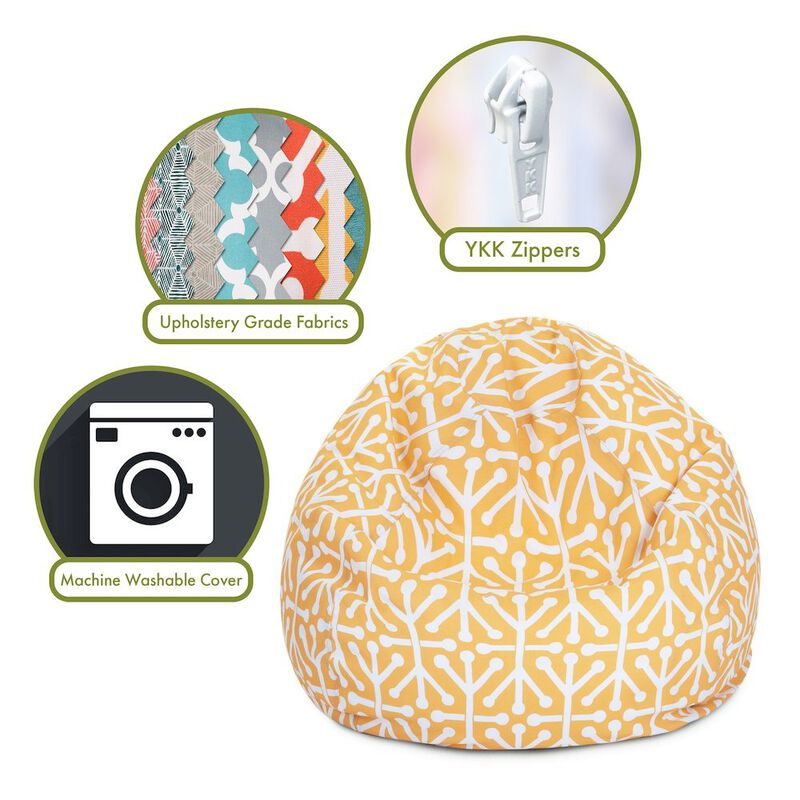 Majestic Home Goods Large Bean Bag Aruba Citrus