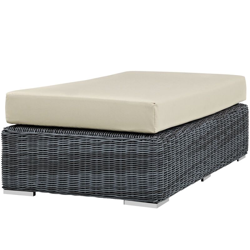 Summon Outdoor Patio Sunbrella Rectangle Ottoman image number 2