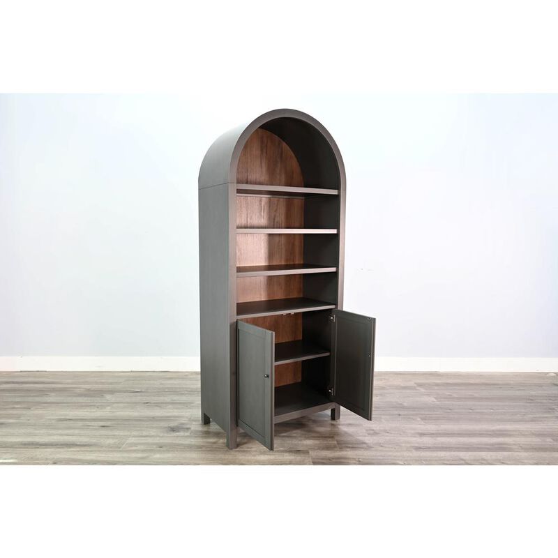 Sunny Designs Arched Display Cabinet with Doors