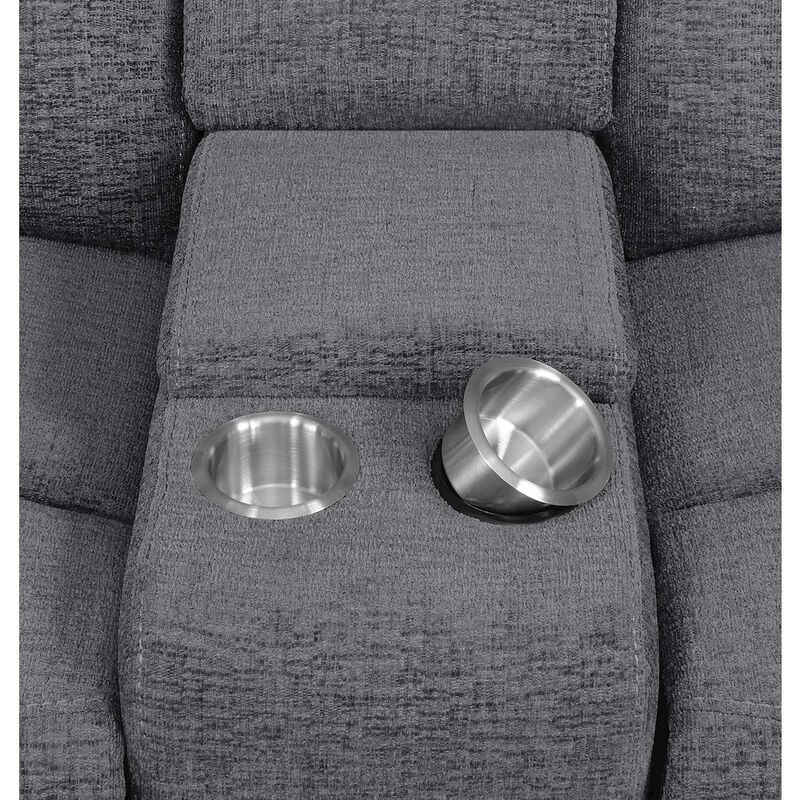 Coaster Co. of America Bahrain 6-piece Modular Power Reclining Sectional Charcoal image number 4