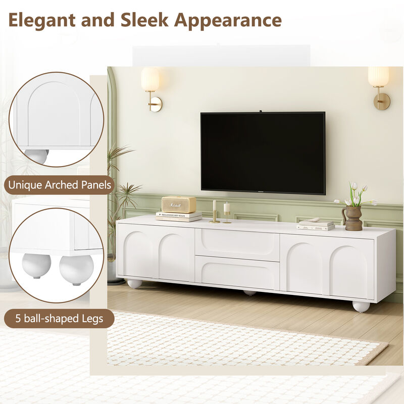 Merax Entertainment Center TV Stand for Living Room