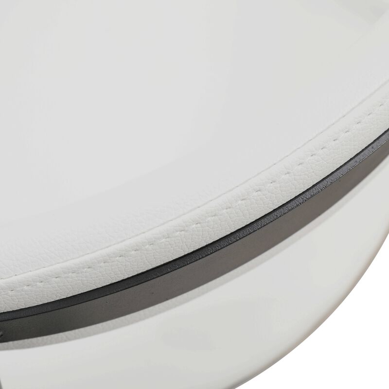 LeisureMod Lume Collection Modern Bar Stool