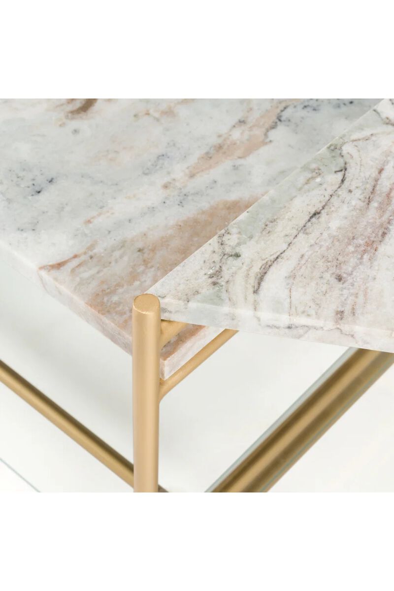 Beige Marble Coffee Table | OROA Modern Mosk image number 6