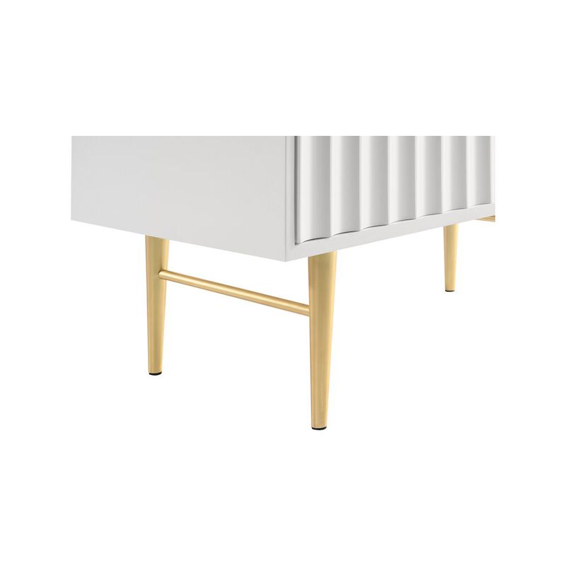 Meridian Furniture Modernist White Gloss Chest
