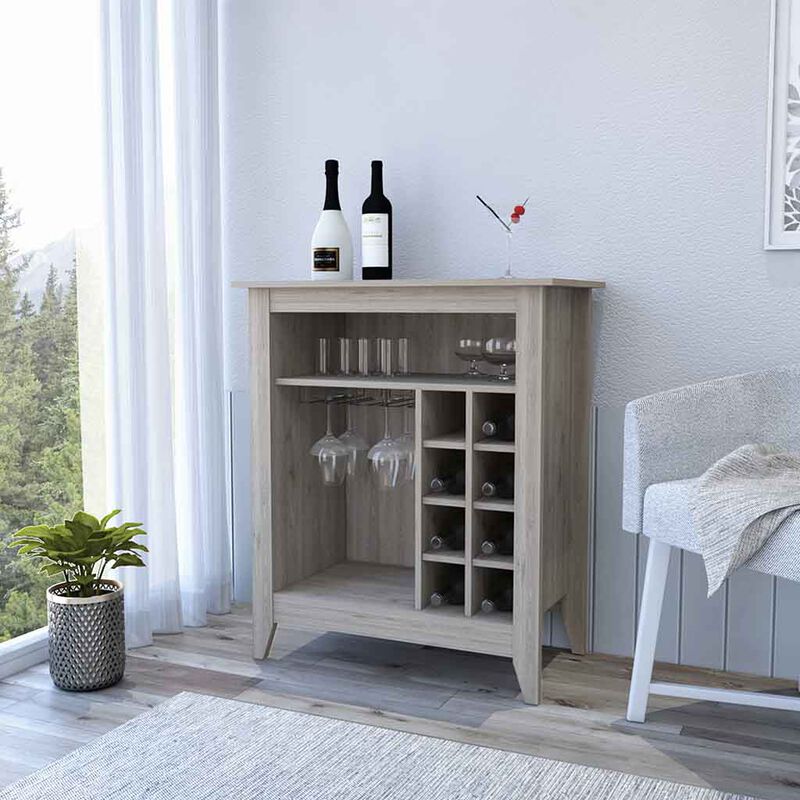 Bar Cabinet Castle, Living Room, Light Gray