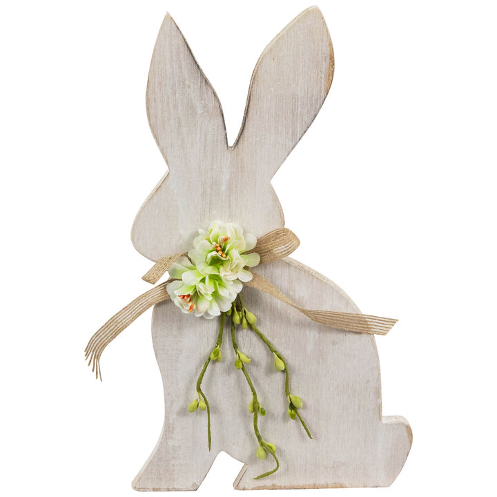 Distressed Rabbit Silhouette Easter Decoration - 11.25"
