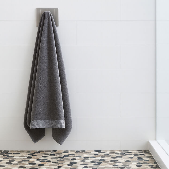 BedVoyage Melange viscose from Bamboo Cotton Bath Sheet Towel, Extra Large