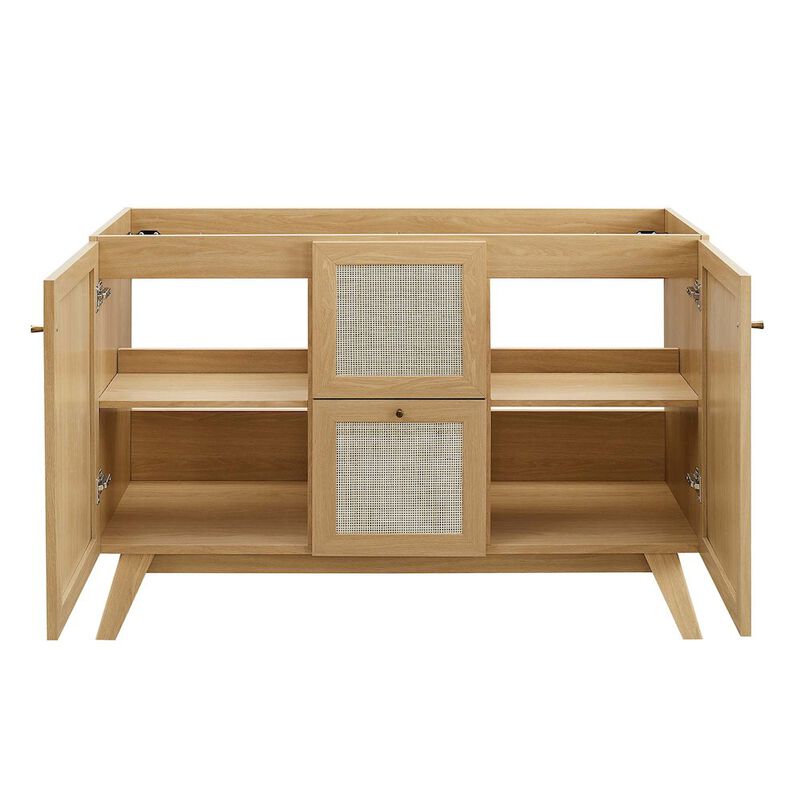 Modway 48” Single or Double Sink Bathroom Vanity Cabinet (Sink Basin Not Included)