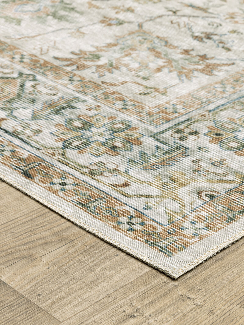 Charleston 2' x 8' Ivory Rug image number 1