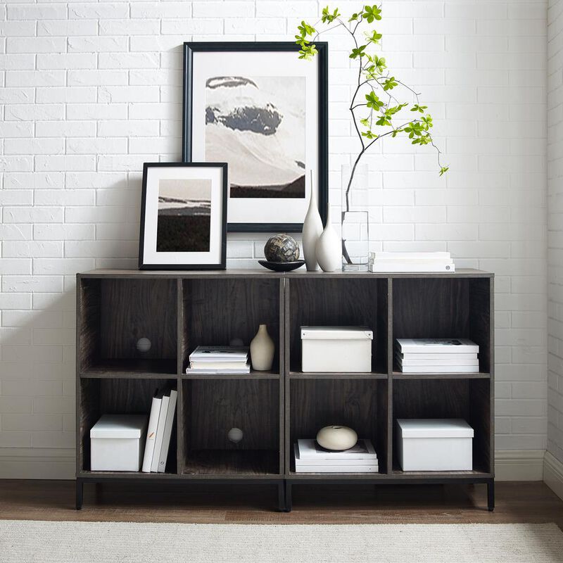 Jacobsen 2-Piece Record Storage Cube Bookcase Set