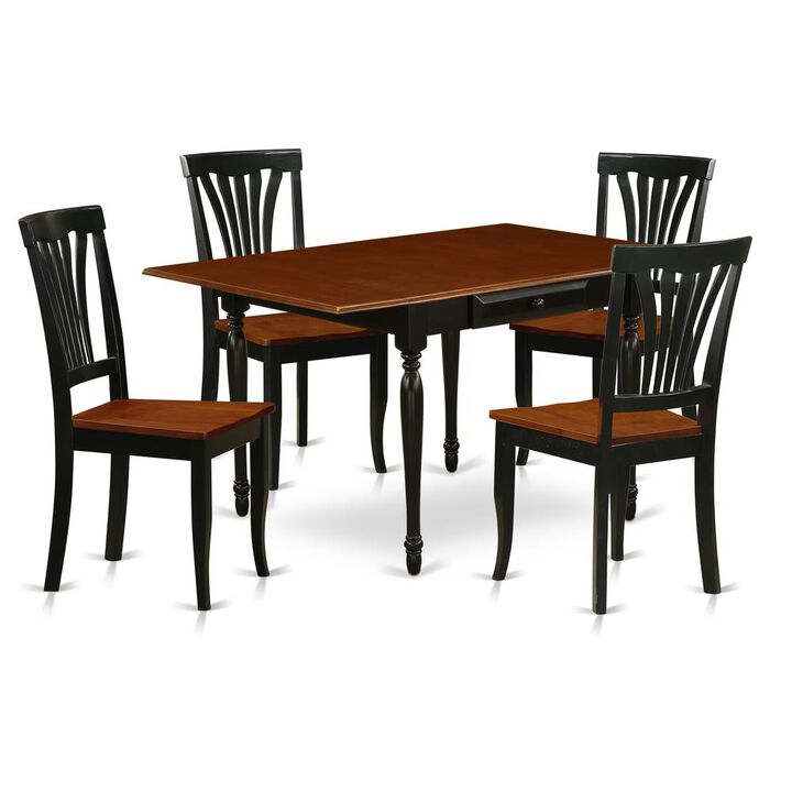 Dining Room Set Black & Cherry