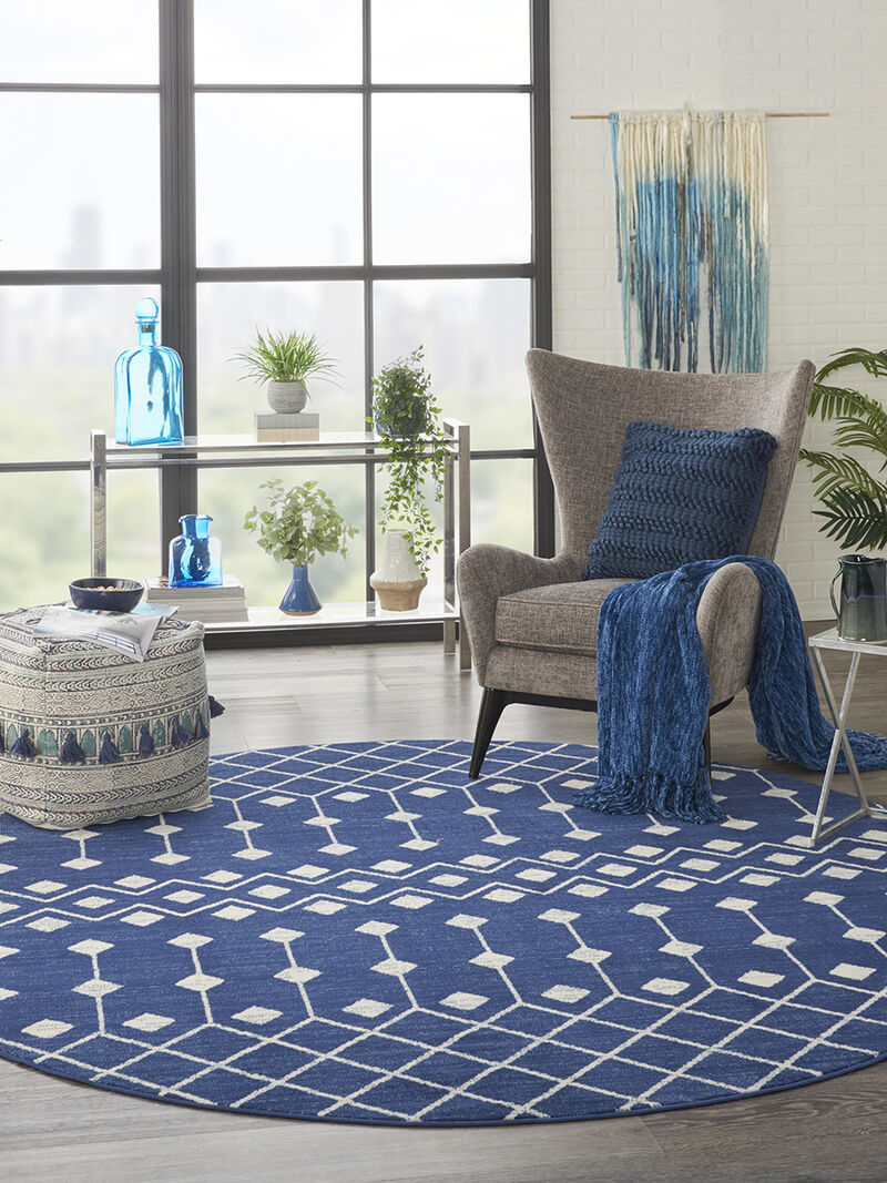 Grafix GRF37 Navy 8'6" x 12' Rug