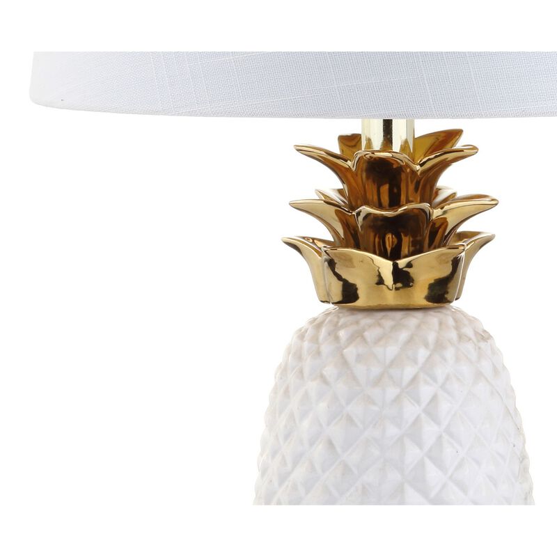 Pineapple Ceramic LED Table Lamp