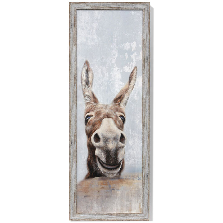 The Donkey Right Framed Print