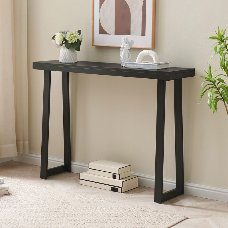 Kings Brand Furniture Claude Narrow Console Table Perfect for Sofa Table, Entryway Table
