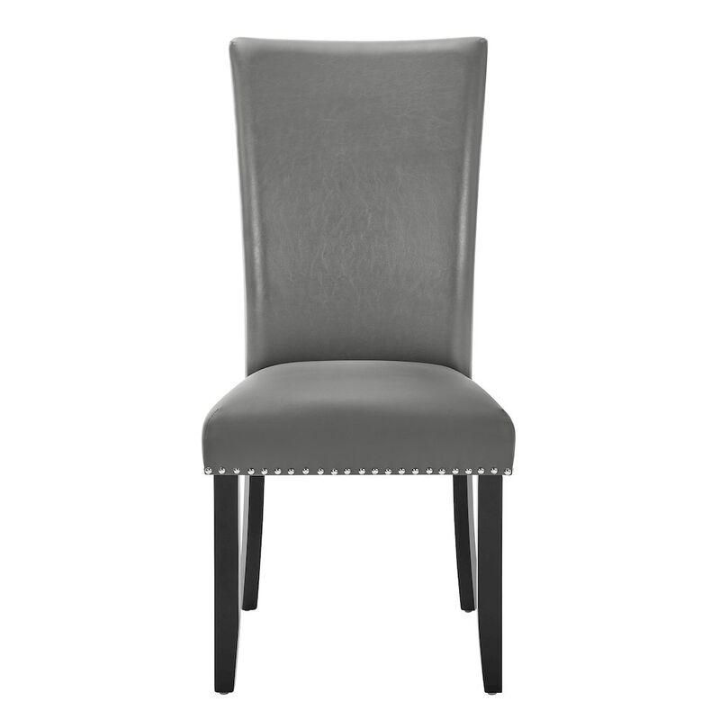 New Classic Furniture Lyra Wood Dining Chair (Set of 2), Gray