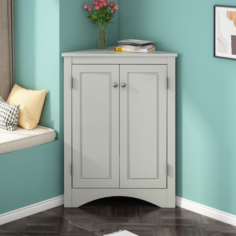 Folreb Triangle Bathroom Storage Cabinet image number 1