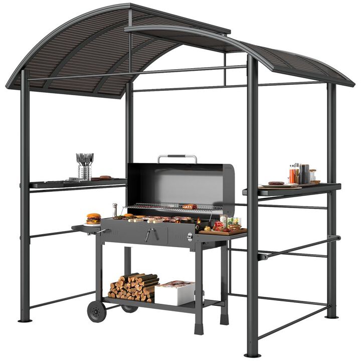 Hivvago BBQ Canopy 8' x 5' with Vented Roof