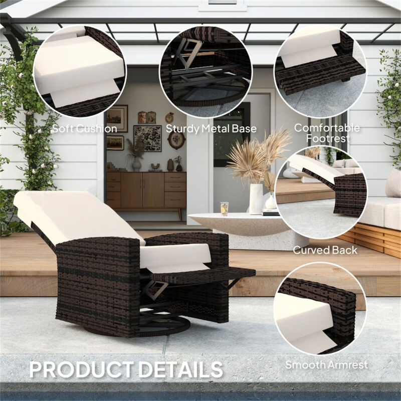 Folding beach chair with adjustable recline &ndash; portable and perfect for outdoor use