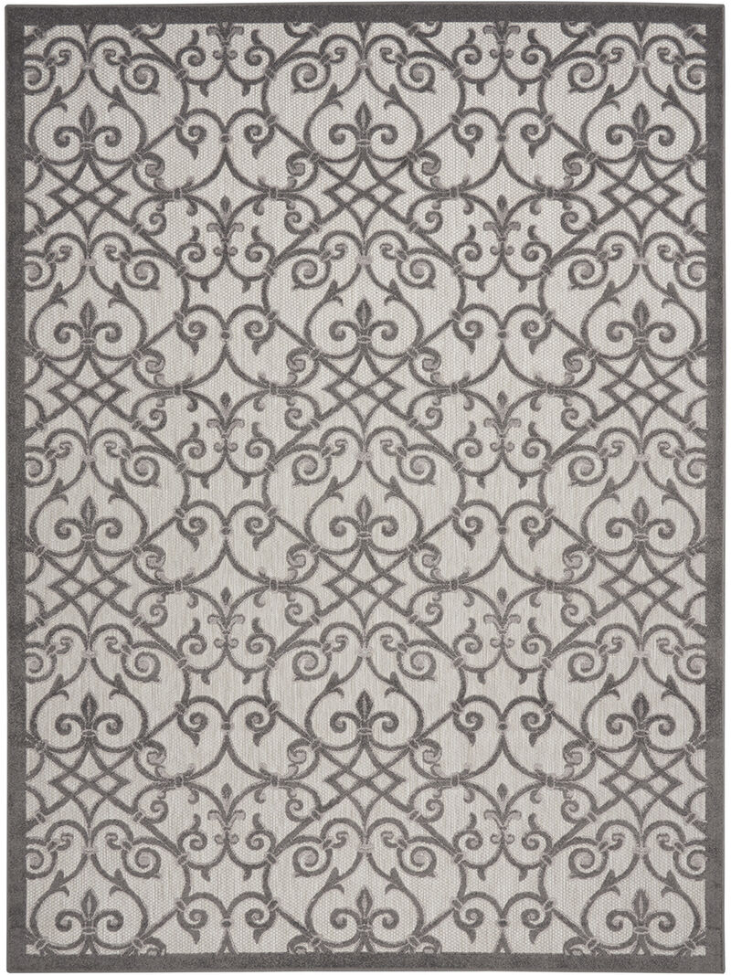 Aloha ALH21 Gray/Charcoal 3'6" x 5'6" Rug