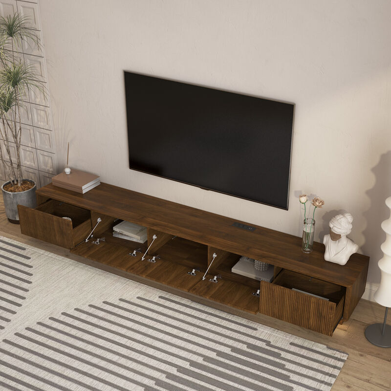 Zatsem LED TV Stand image number 2