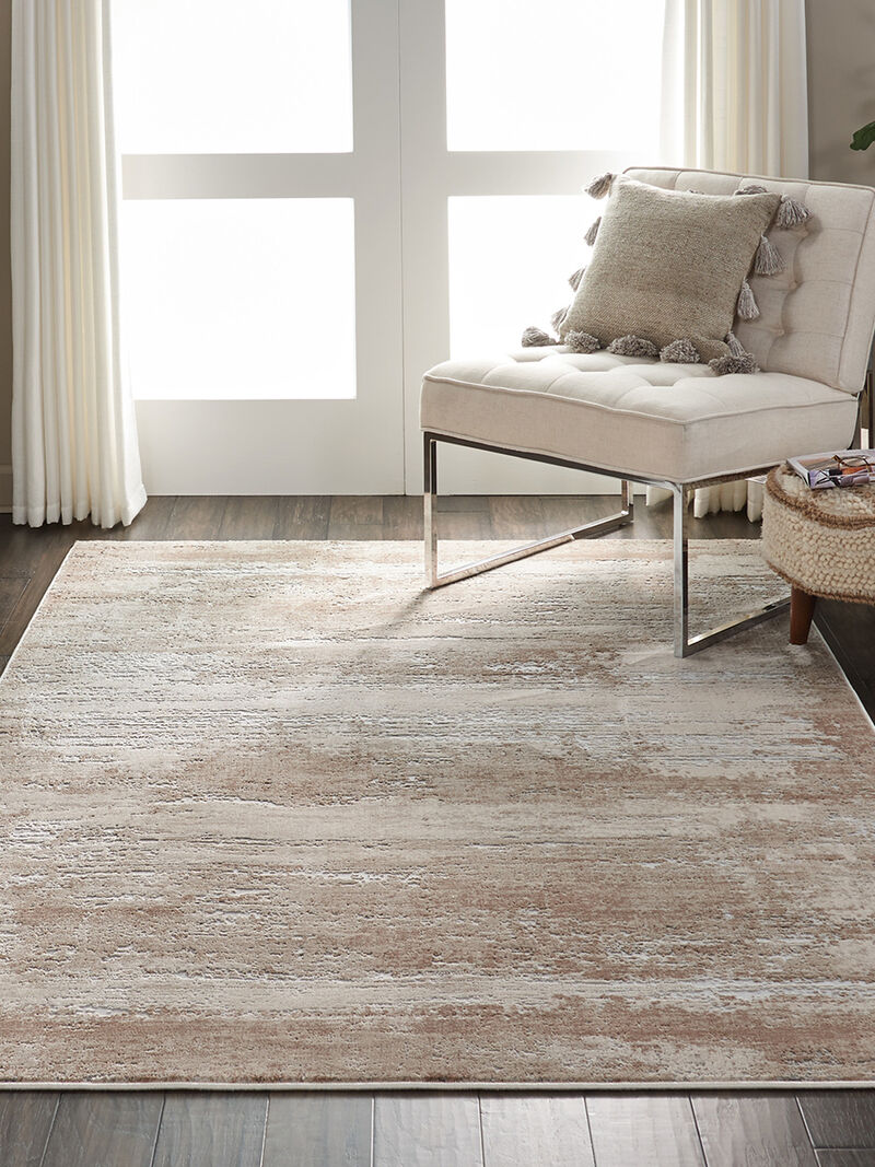 Rustic Textures RUS03 Beige 5'3" x 7'3" Rug