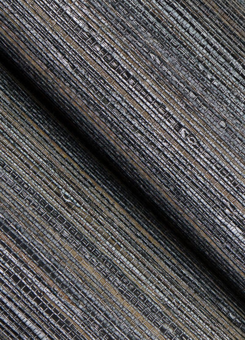 Fujian Silver Grasscloth Wallpaper (Double Roll) image number 4