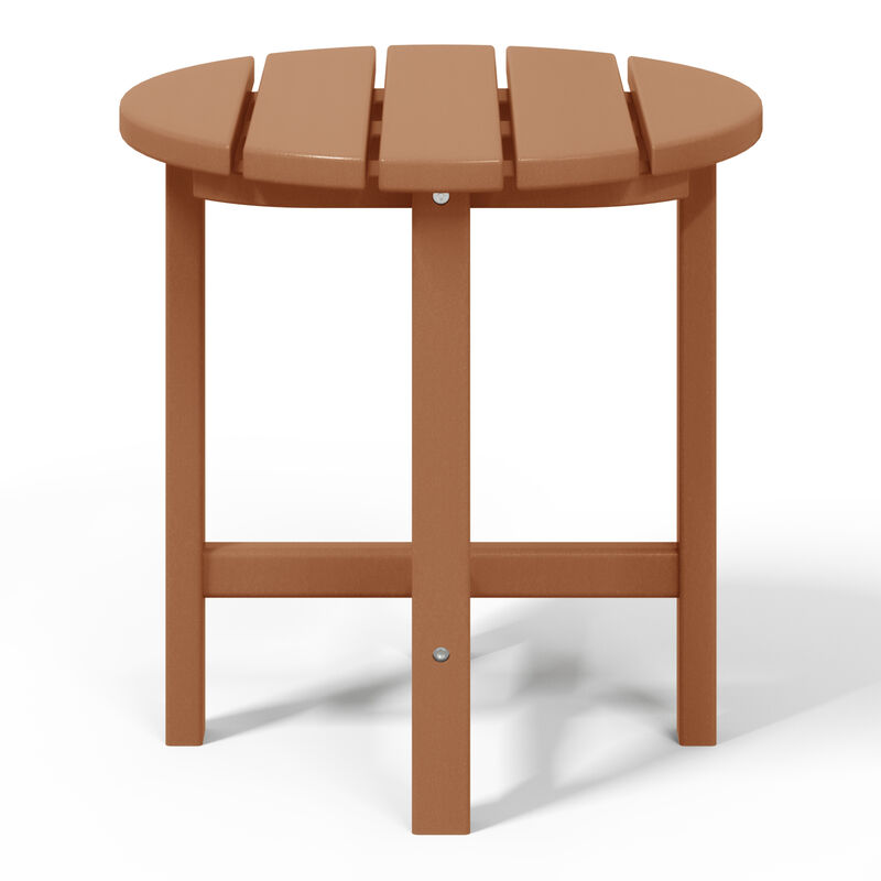 WestinTrends Adirondack Round Outdoor Side Table