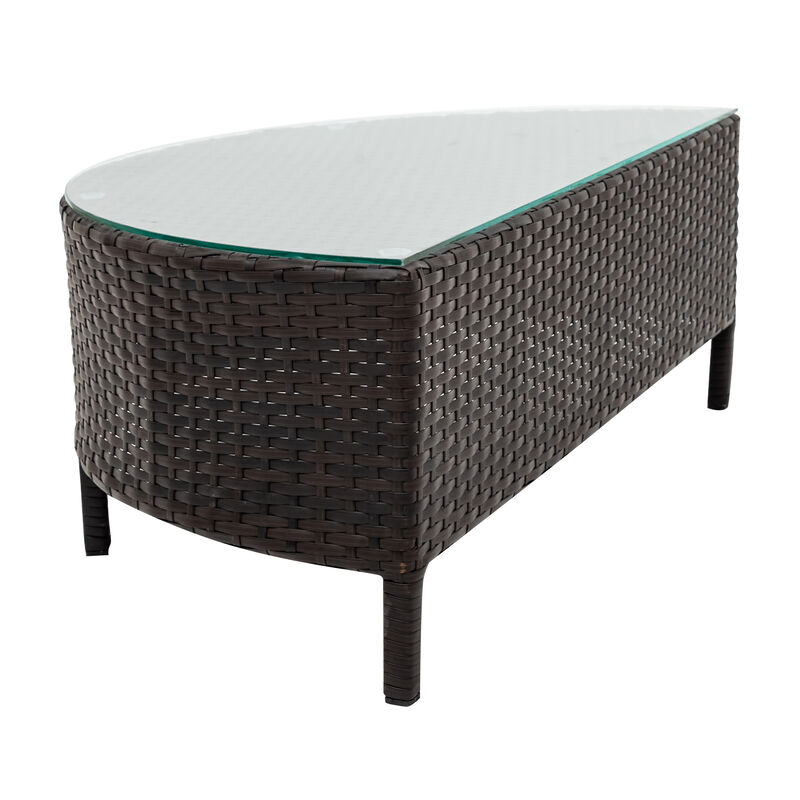 Merax All-Weather PE Rattan Wicker Sofa Set Outdoor Patio Sectional Furniture