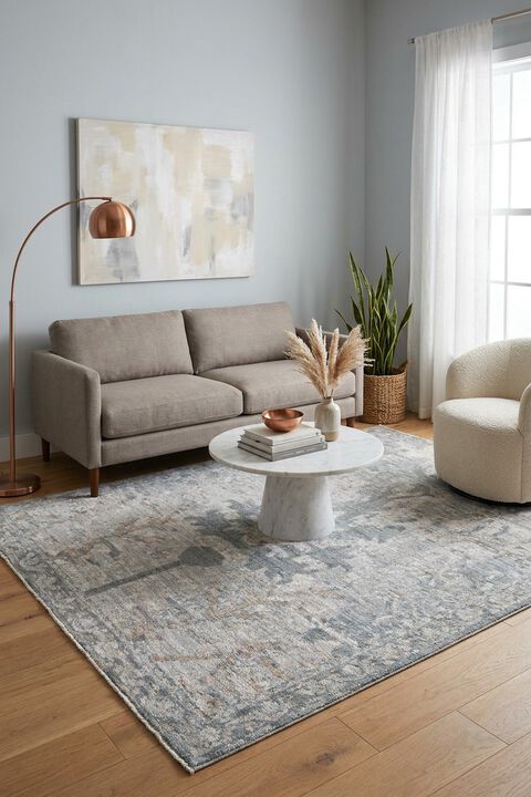 Ballad Seraph Pearl Blue 4' x 6' Rug