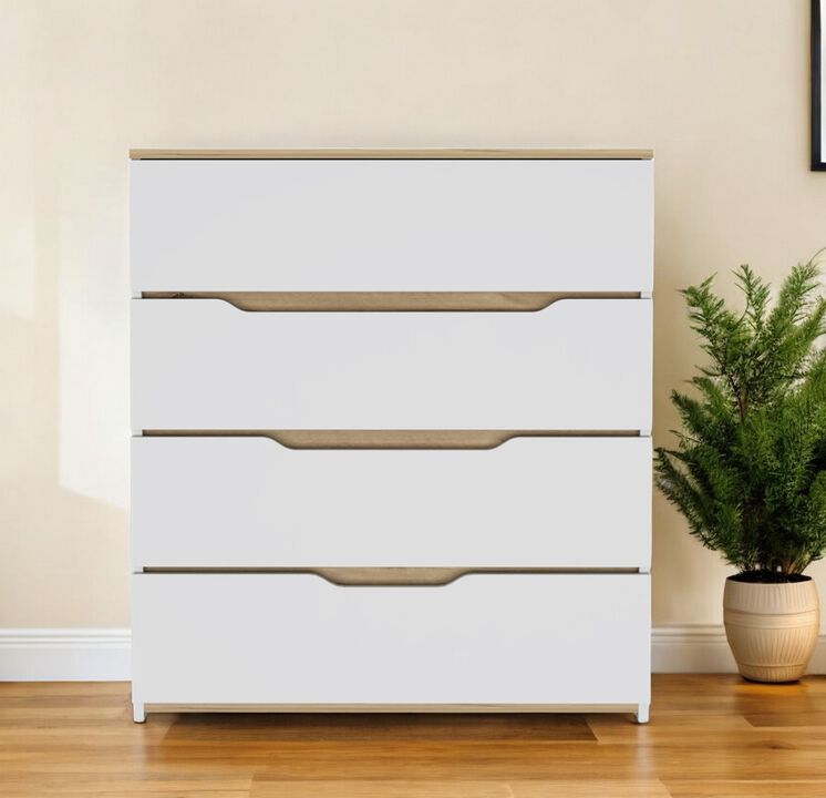 Four Drawer Standard Chest for Efficient Bedroom Storage and Organization