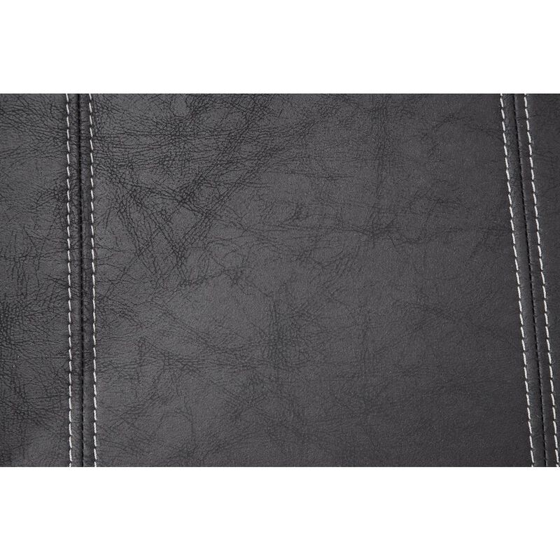 American Furniture Classics Rocker Recliner Chair in Black Faux Leather