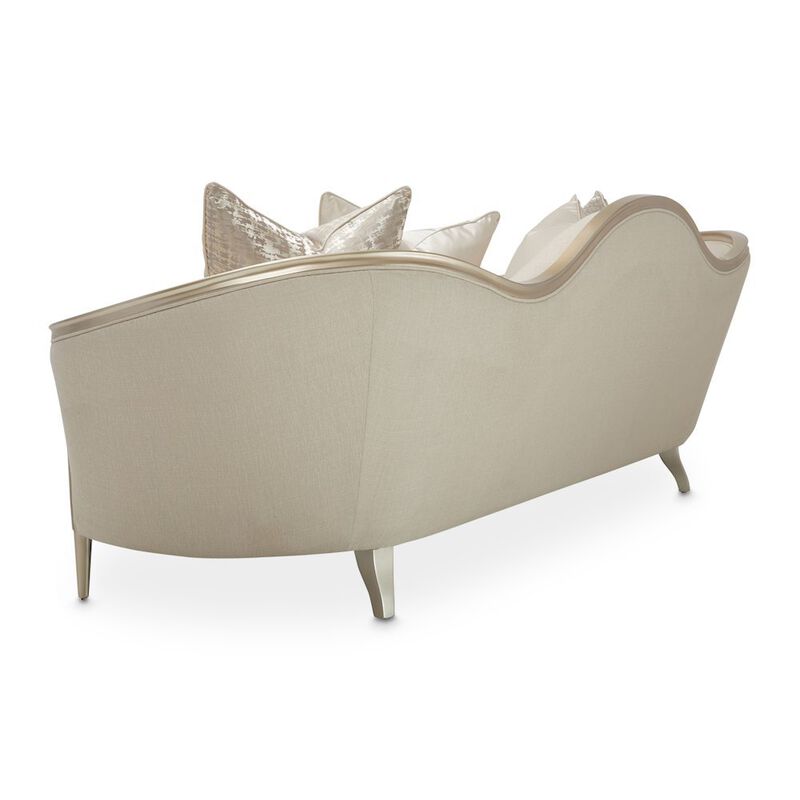 Starlight Canyon Home Velvet Sofa for Living Room &ndash; Elegant 3 Seater Couch, 100 Inch Design image number 4
