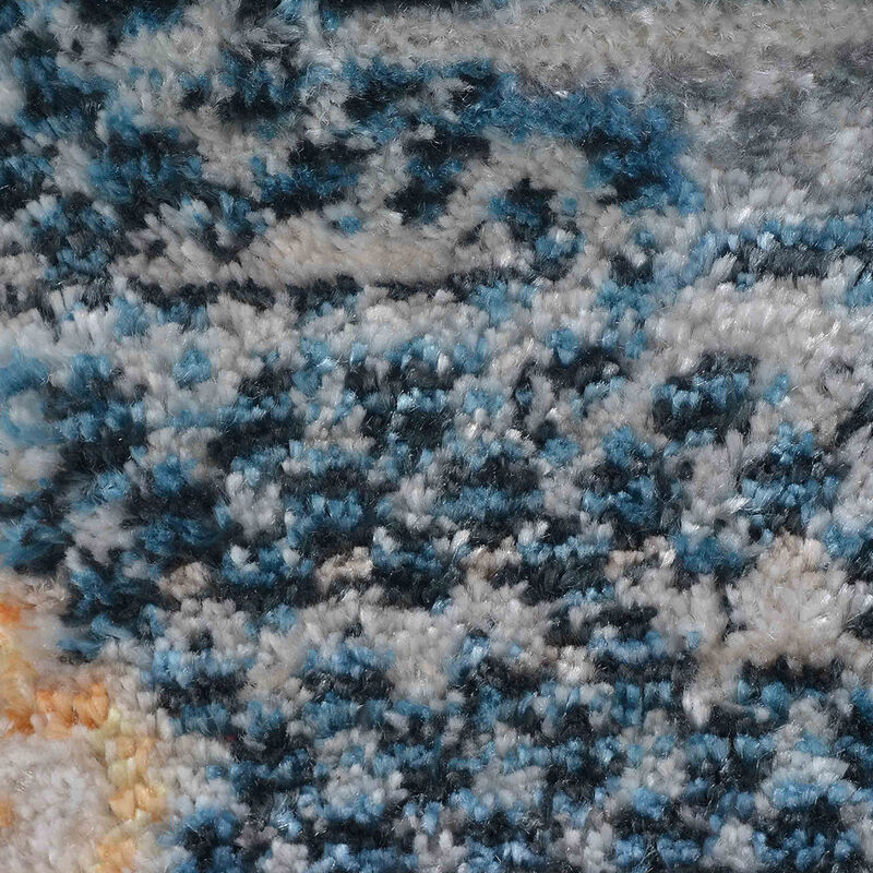 RUGSOTIC CARPETS MACHINE MADE POLYESTER AREA RUGS  - Rectangle Shape, Classic Oriental Traditional  Design, Low Pile Machine Made Area Rugs (M00109) image number 6